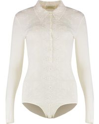 Magda Butrym - Viscose Bodysuit - Lyst