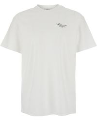 Givenchy - Crew Neck T-Shirt With Logo On Front And Back - Lyst