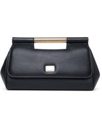 Dolce & Gabbana - 'Sicily' Large Leather Clutch - Lyst