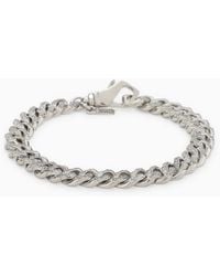 Emanuele Bicocchi - Sterling Chain Bracelet With Small Crystals - Lyst