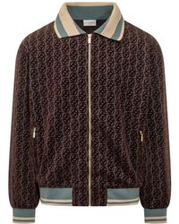 Drole de Monsieur - Drole De Monsieur Monogram Velvet Jacket - Lyst