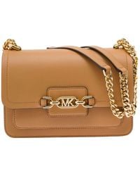 MICHAEL Michael Kors - 'Heather Medium' Shoulder Bag With Mk Logo - Lyst
