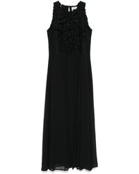 Forte Forte - "En Fleur" Embroidery Popline And Georgette Dress - Lyst