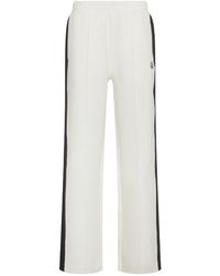 Moncler - Cotton Sports Pants With Side Stripe - Lyst