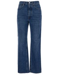 Totême - 'Classic Cut' Jeans With Logo Patch - Lyst