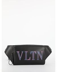 Valentino Garavani Vltn Neon Belt Bag - Black