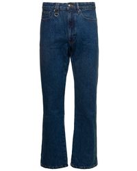 A.P.C. - 'Ayrton' Five-Pocket Straight Jeans With D Ring - Lyst