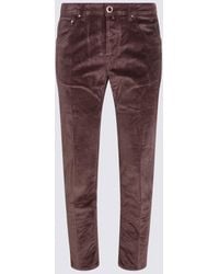 Jacob Cohen - Dark Cotton Carrot Scott Pants - Lyst