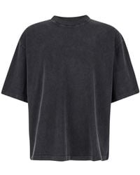 Axel Arigato - Crewneck T-Shirt With Typo Embroidery - Lyst