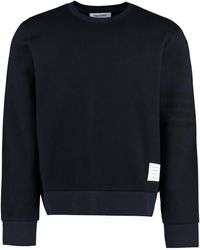 Thom Browne - Cotton Crew-neck Sweatshirt - Lyst
