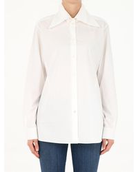 Valentino White Chiffon Shirt - Save 42% - Lyst