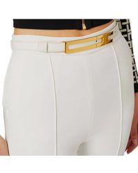 Elisabetta Franchi - Trousers With Belt - Lyst