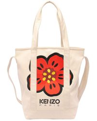 KENZO - Boke Flower Embroidered Tote Bag - Lyst