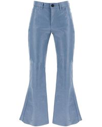 Marni - Flared Leather Pants For - Lyst