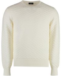 Drumohr - Cotton Crew-neck Sweater - Lyst