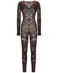 Wolford - Paisley Tattoo Jumpsuit - Lyst