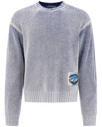 Acne Studios - Sweater With Logo Patch - Lyst