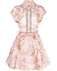 Zimmermann - Matchmaker Flip Floral-print Dress - Lyst