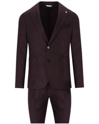 Manuel Ritz - Burgundy Suit - Lyst
