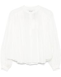 Rohe - Pleated Ramie Top - Lyst
