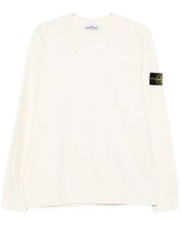 Stone Island - Cotton Crew-Neck Sweater - Lyst