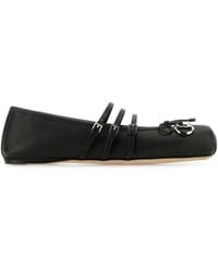 Gucci - Horsebit Leather Flat - Lyst