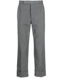 Thom Browne - Fit 1 GG Backstrap Trouser In Typewriter Cloth Clothing - Lyst