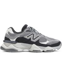 New Balance - 9060 And Leather Sneakers - Lyst