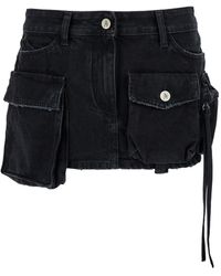 The Attico - Fay Mini-Skirt With Oversized Cargo Pockets - Lyst