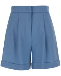 FEDERICA TOSI - Light Pleated Shorts - Lyst
