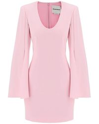 Roland Mouret - "Mini Dress With Cape Sleeves" - Lyst