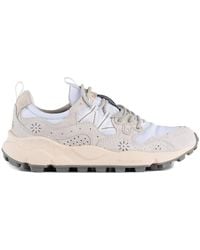 Flower Mountain - Yamano 3 Uni And Suede And Nylon Sneakers - Lyst