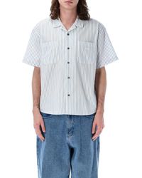 Obey - Bigwig Stripe Shirt - Lyst