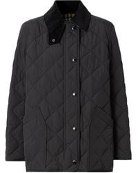 Burberry - Diamond Quilted Thermoregulated Barn Jacket - Lyst