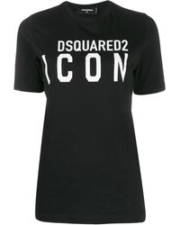 DSquared² Icon Logo T-shirt - Black