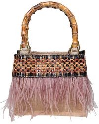 La Milanesa - Handbag With Fringes - Lyst