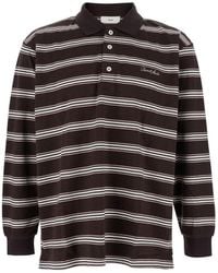 DUNST - Sweater With All-Over Striped Motif And Front Logo - Lyst