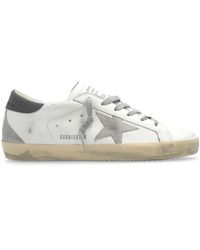 Golden Goose - Super-Star Leather Sneakers - Lyst
