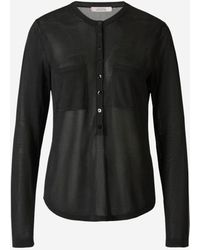 Dorothee Schumacher - Semi-Transparent Knitted Blouse - Lyst