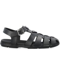 Prada - Cage Fisherman Sandals - Lyst