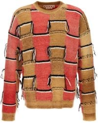 Marni - Fringed Sweater Sweater, Cardigans - Lyst