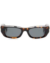 Off-White c/o Virgil Abloh - Off- Fillmore Rectangle-Frame Sunglasses - Lyst