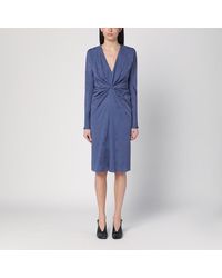 Etro - Jacquard-effect Dress In Cornflower - Lyst