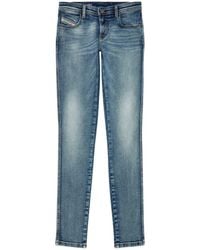 DIESEL - 2015 Babhila 0pfaw Skinny Jeans - Lyst