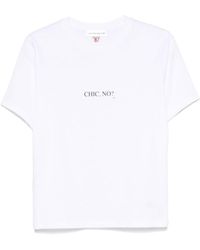 Victoria Beckham - Cotton Crewneck T-Shirt - Lyst