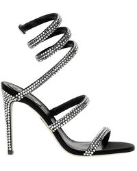 Rene Caovilla - Cleo Crystal Embellished Sandals - Lyst