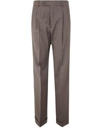 Sportmax - Wounded Wide Leg Trouser With Pences Clothing - Lyst