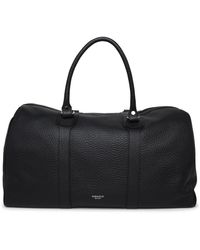 Avenue 67 - 'montecarlo' Black Leather Travel Bag - Lyst