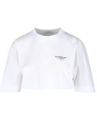 Givenchy - Cropped T-Shirt - Lyst