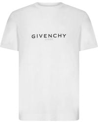Givenchy - Reversible Logo-print Cotton-jersey T-shirt - Lyst